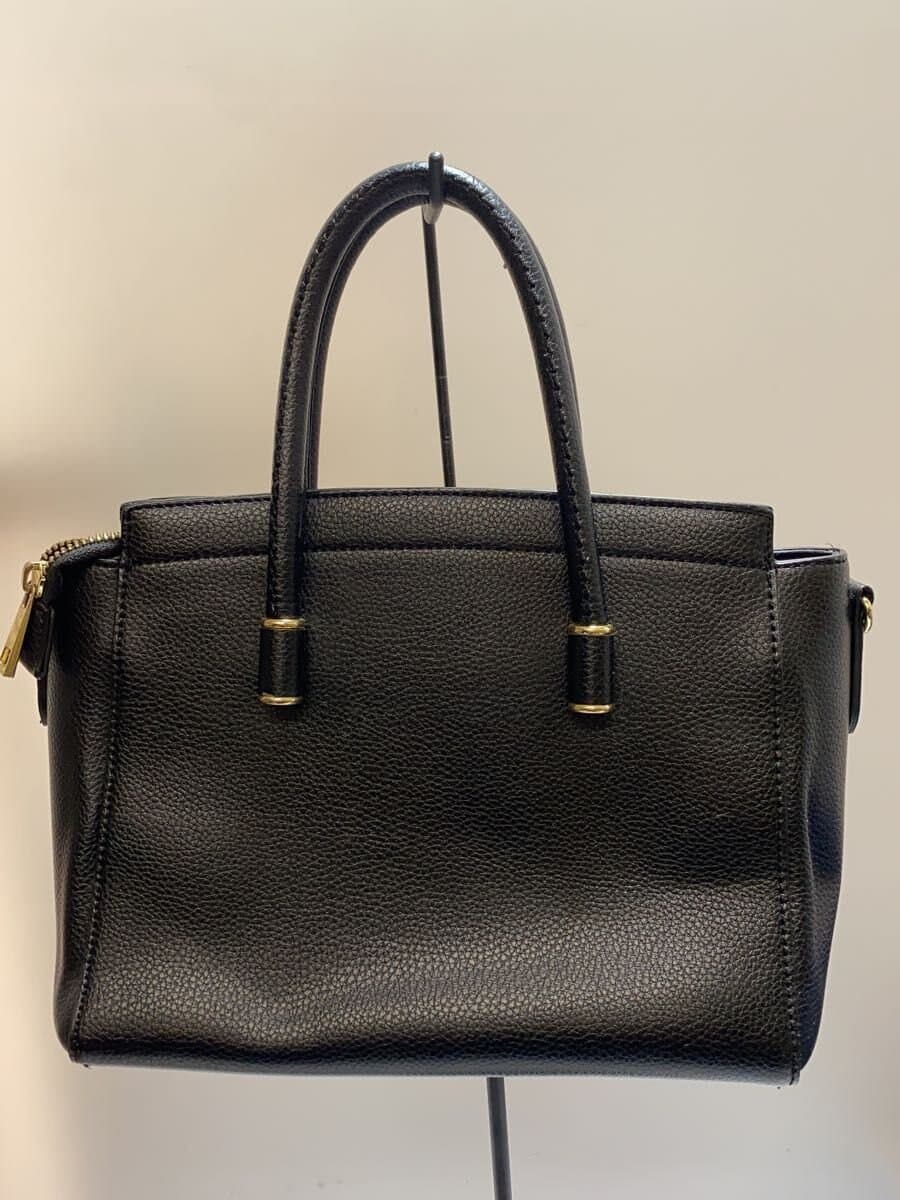 JILL by JILLSTUART Handbag Leather BLK 125-8181137 3