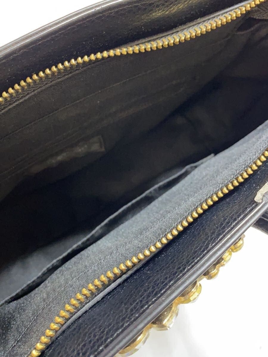 JILL by JILLSTUART Handbag Leather BLK 125-8181137 6