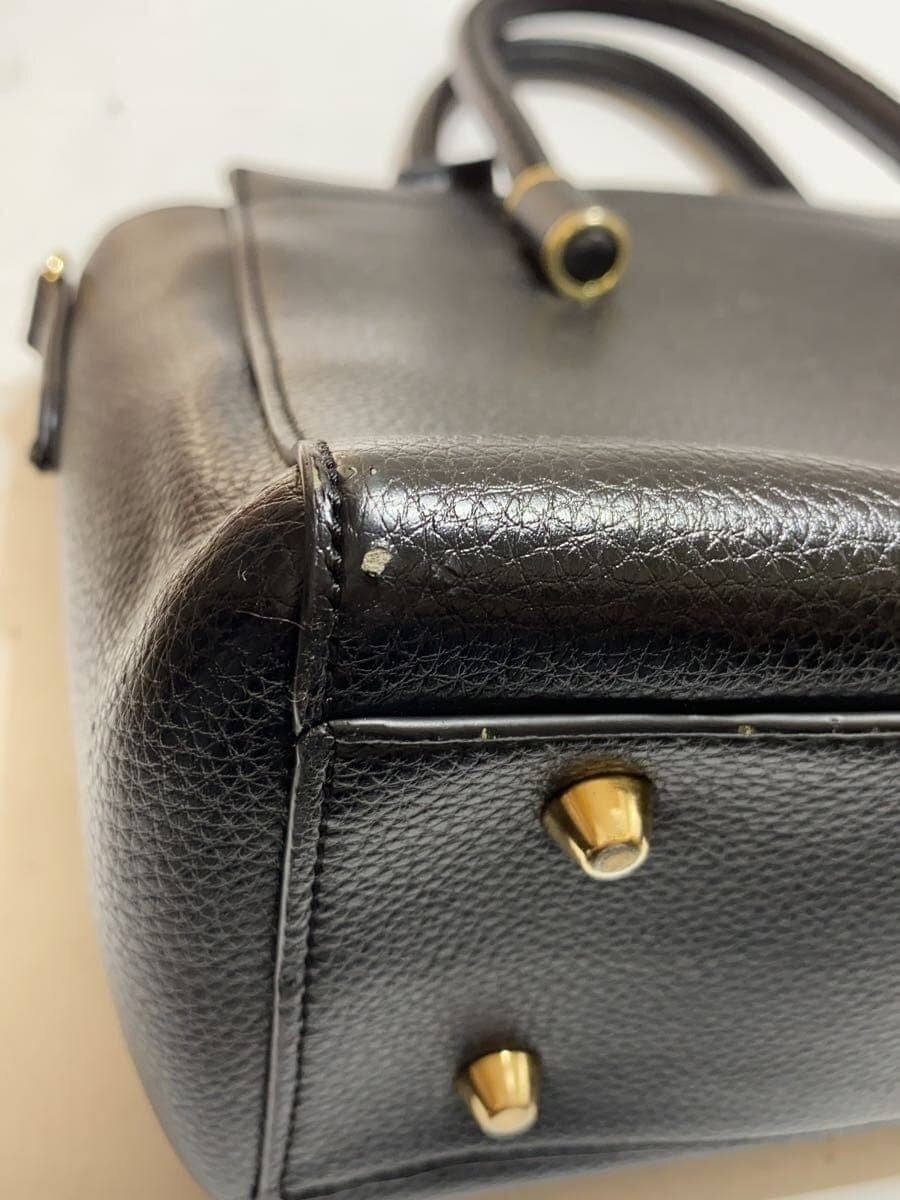 JILL by JILLSTUART Handbag Leather BLK 125-8181137 7