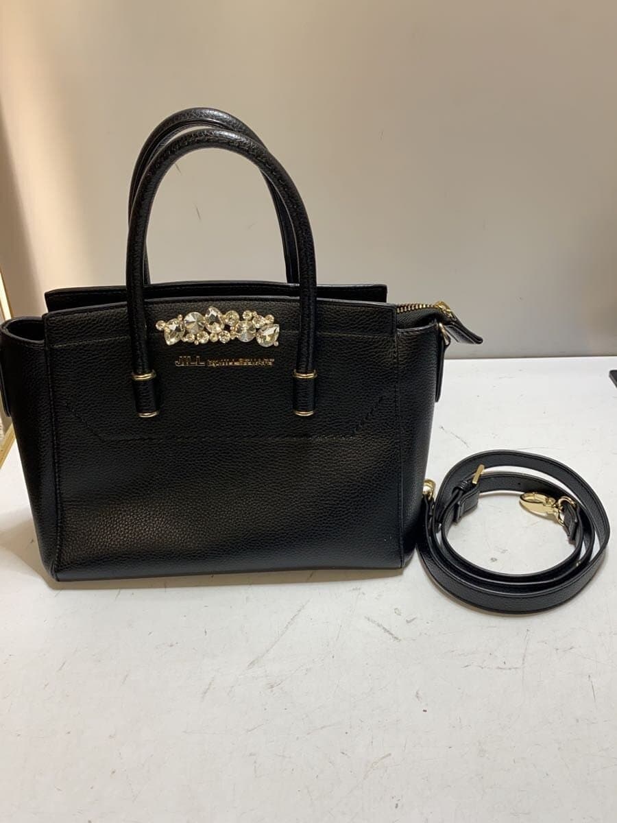 JILL by JILLSTUART Handbag Leather BLK 125-8181137 8