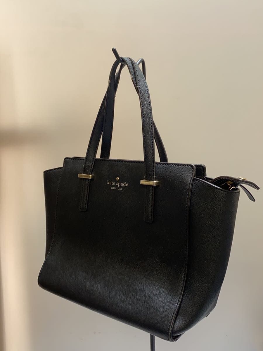kate spade new york Tote Bag Leather BLK 2