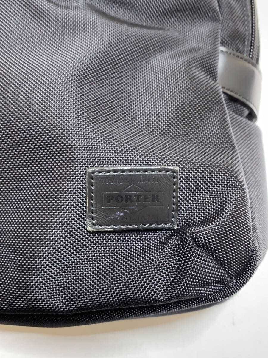 PORTER shoulder bag -- BLK plain 5