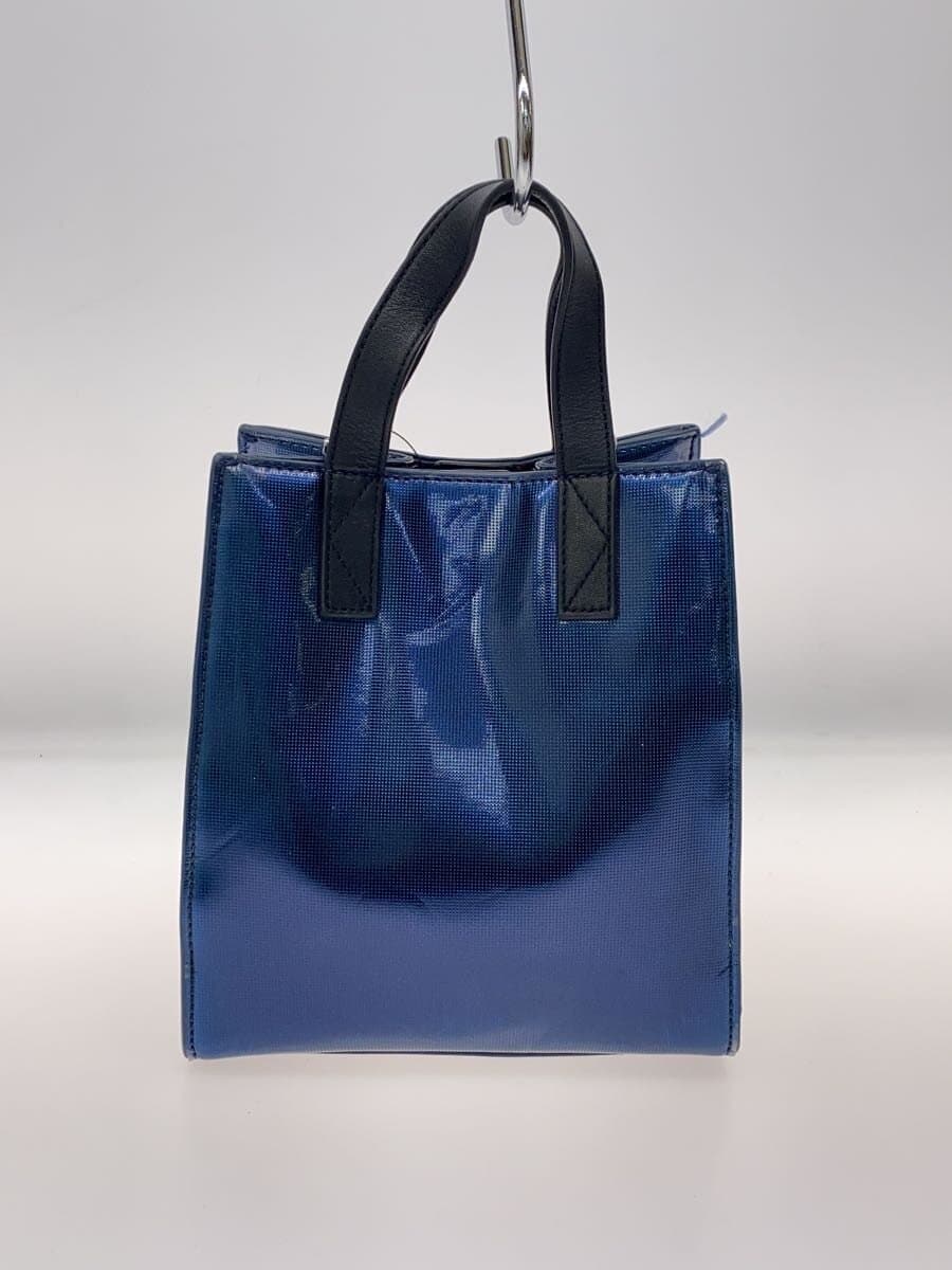 KENZO Shoulder Bag Patent Leather BLU 3