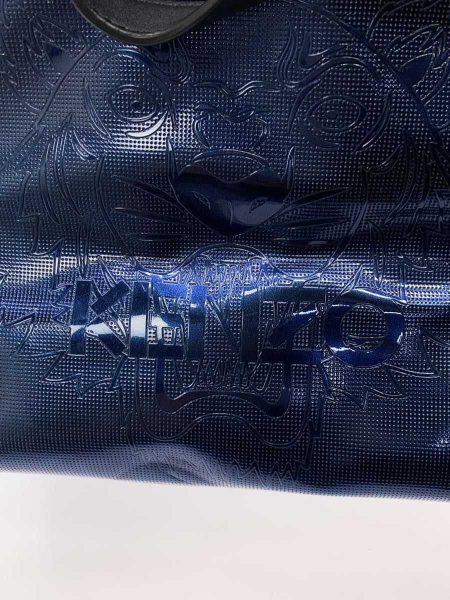 KENZO Shoulder Bag Patent Leather BLU 5