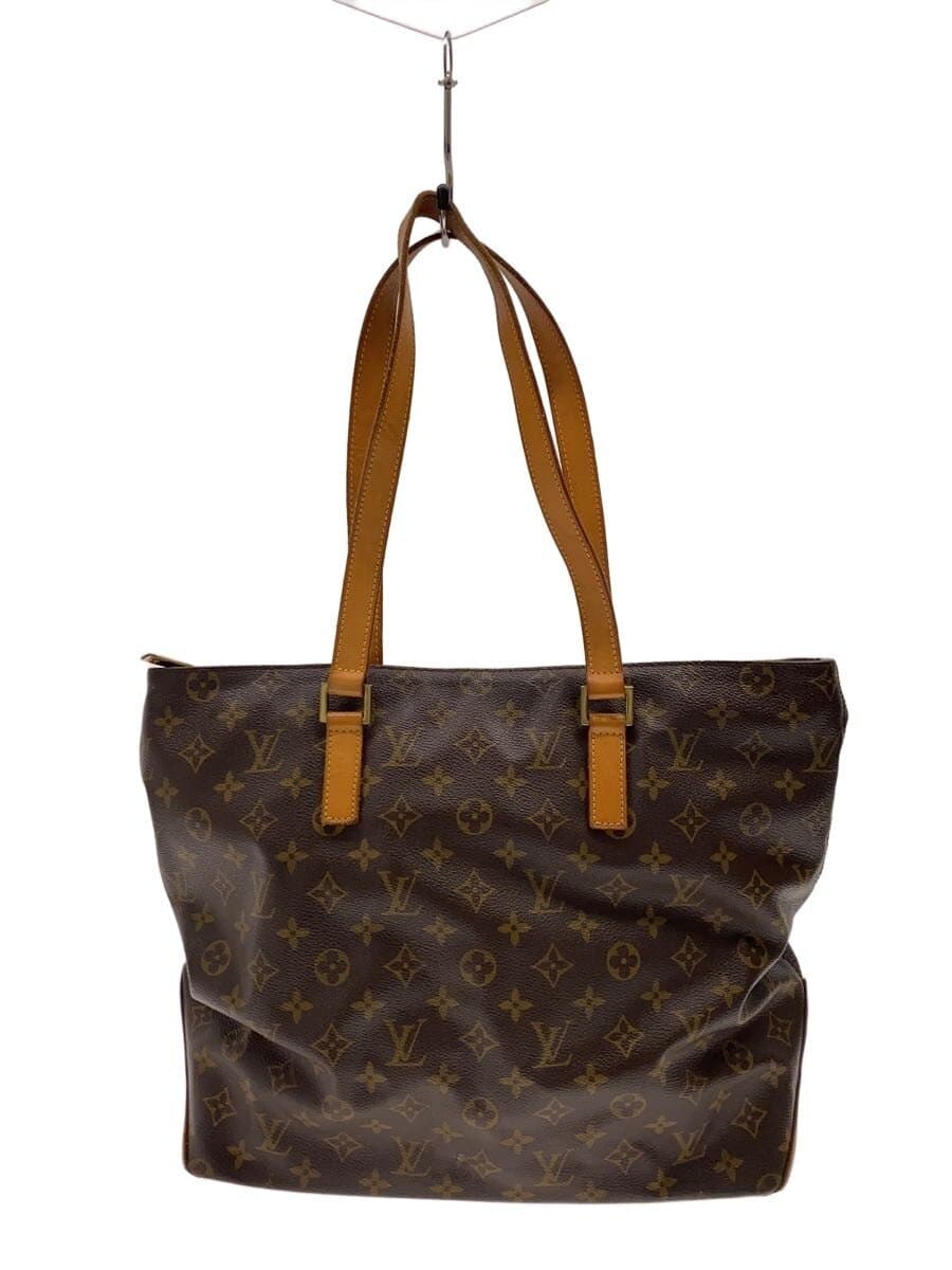 LOUIS VUITTON Cabas Mezzo Monogram Canvas PVC BRW M51151