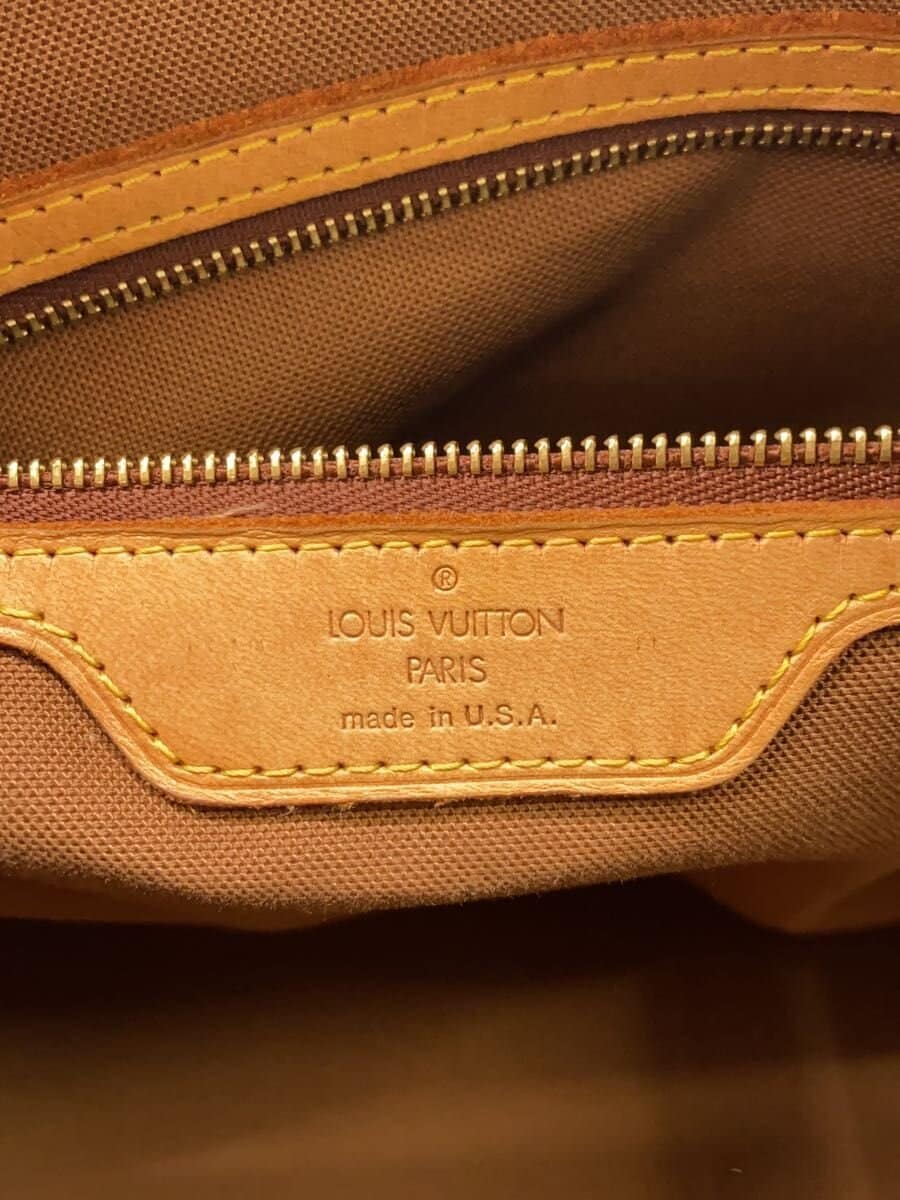 LOUIS VUITTON Cabas Mezzo Monogram Canvas PVC BRW M51151 5