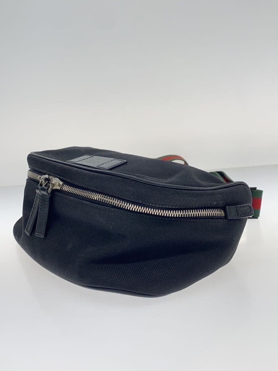 GUCCI Waist Bag_Sherry Polyester BLK Solid 2