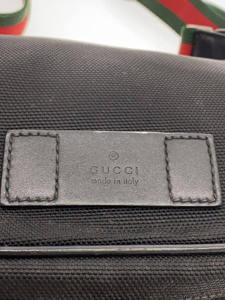 GUCCI Waist Bag_Sherry Polyester BLK Solid 5