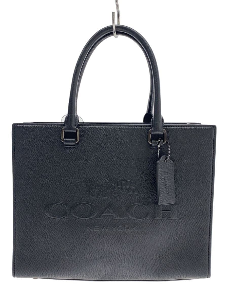 COACH Handbag Leather BLK