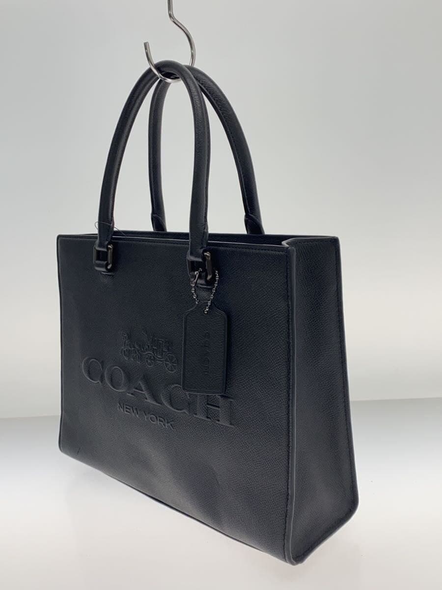 COACH Handbag Leather BLK 2