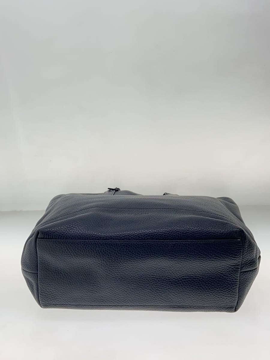 COACH Tote Bag Leather NVY 89933 4