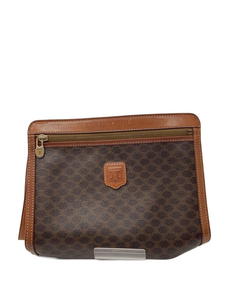 CELINE Macadam Pattern Second Bag BRW All Over Pattern