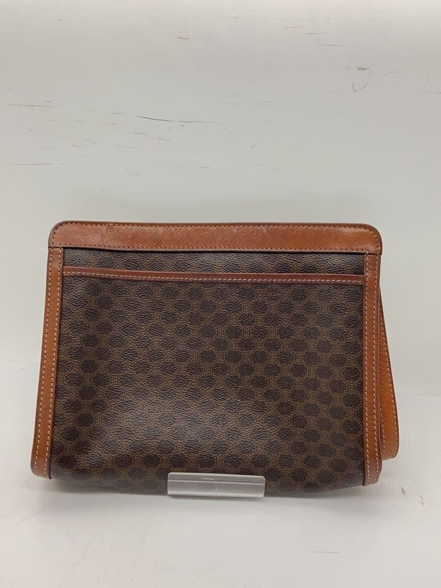 CELINE Macadam Pattern Second Bag BRW All Over Pattern 3