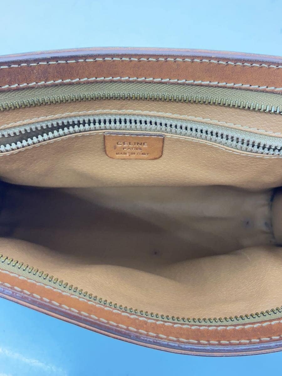 CELINE Macadam Pattern Second Bag BRW All Over Pattern 6