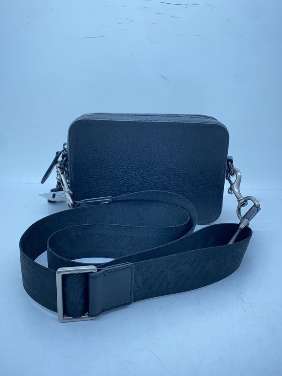 COACH Shoulder Bag Leather BLK Solid CR782 3