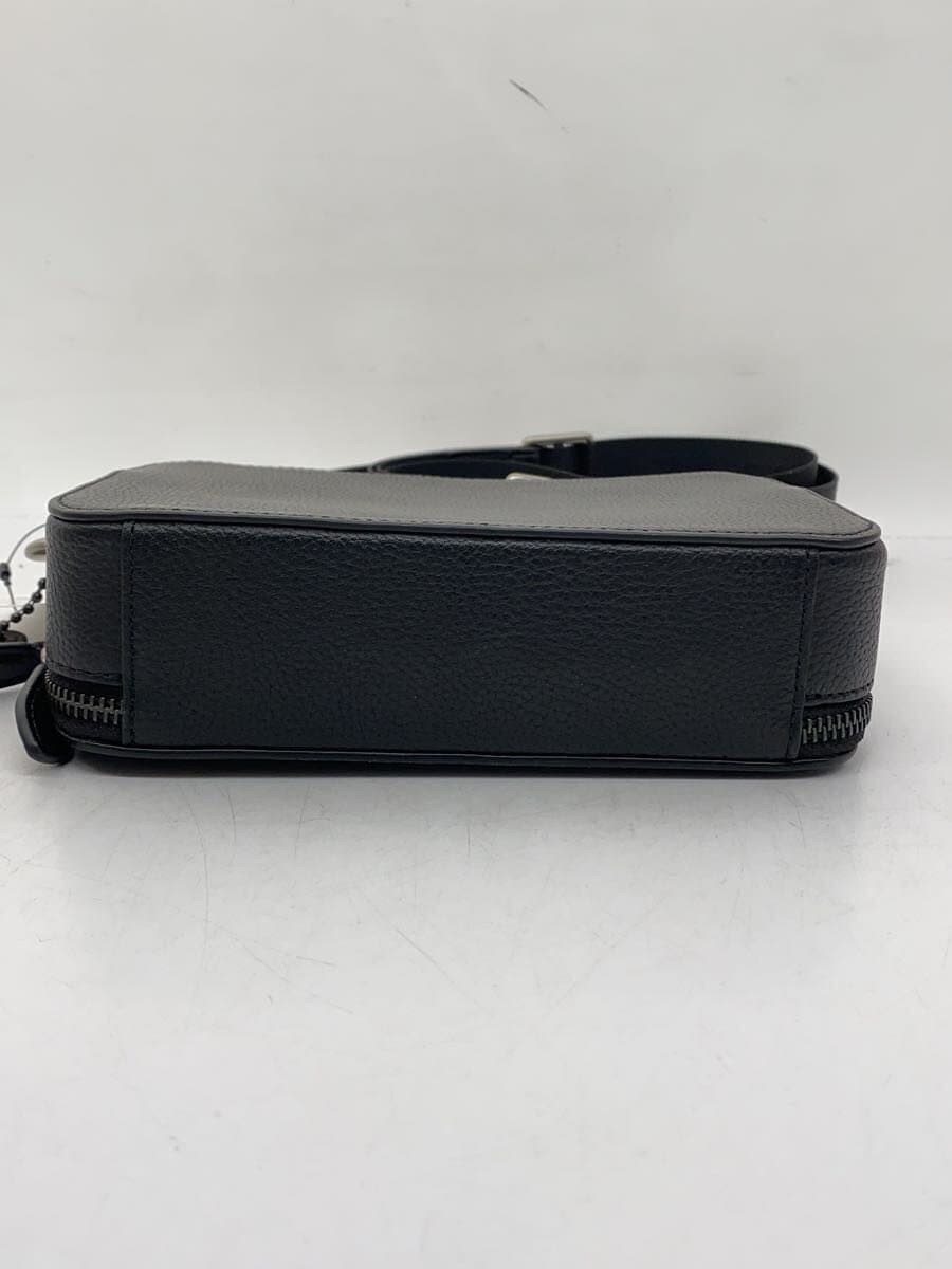 COACH Shoulder Bag Leather BLK Solid CR782 4