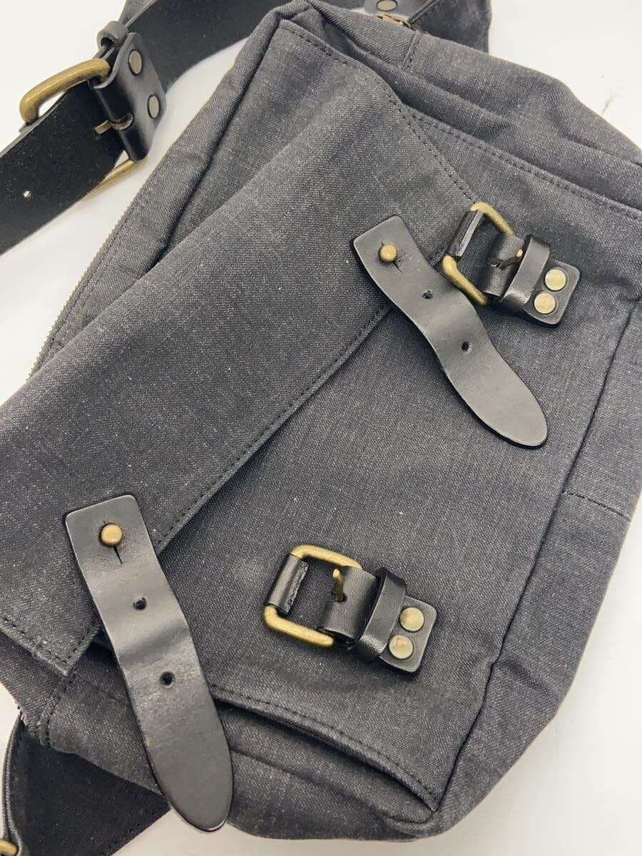 DRIES VAN NOTEN shoulder bag denim BLK 7