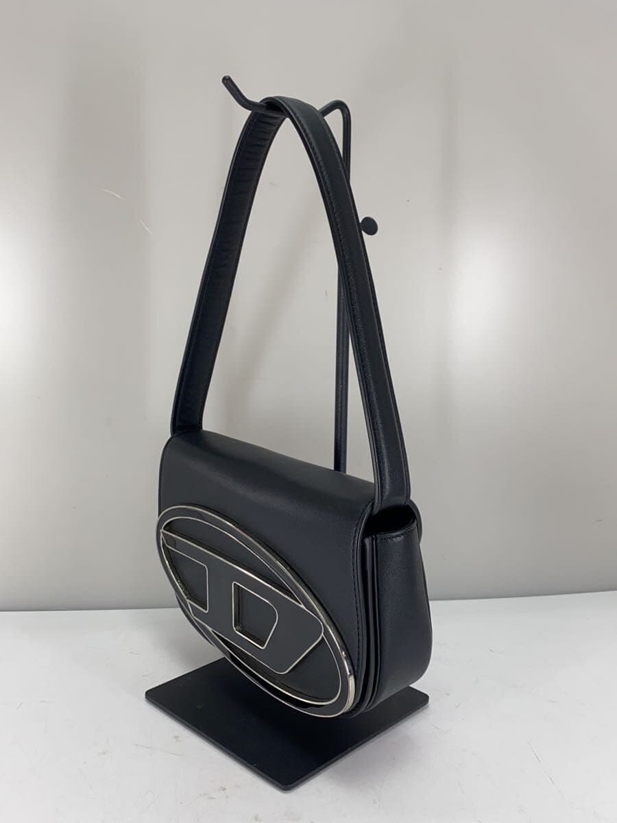 DIESEL Shoulder Bag Leather BLK X08396 PR818 2