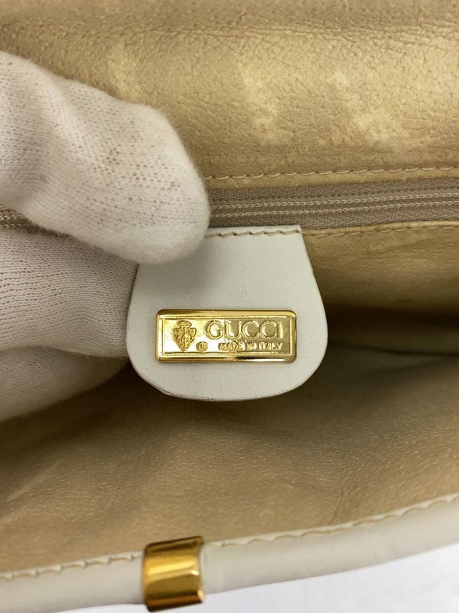 GUCCI Shoulder Bag WHT 5