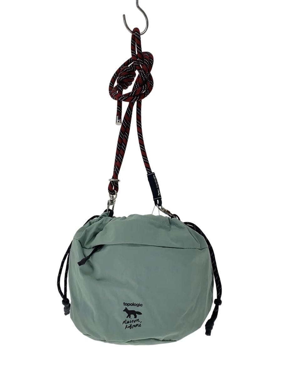 Topologie x MAISON KITSUNE Shoulder Bag GRN