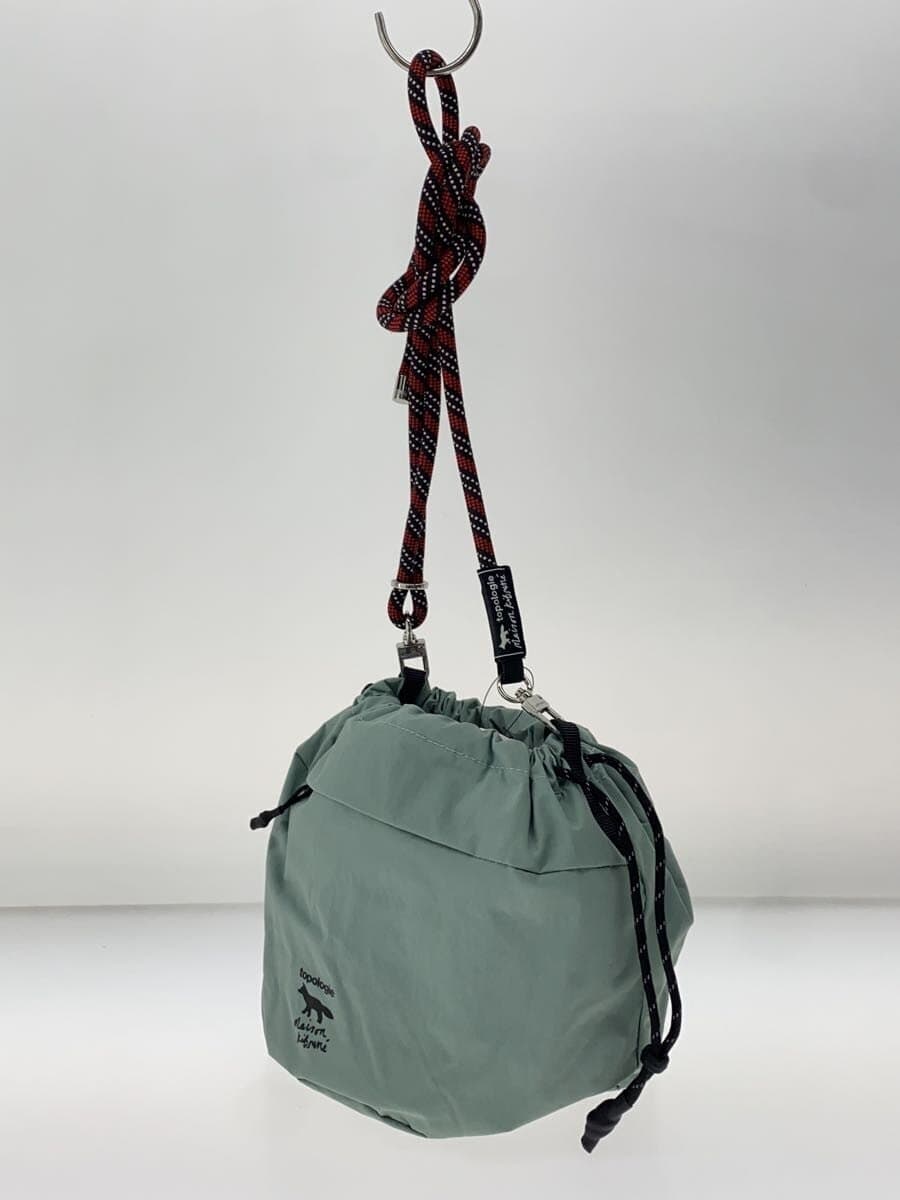 Topologie x MAISON KITSUNE Shoulder Bag GRN 2