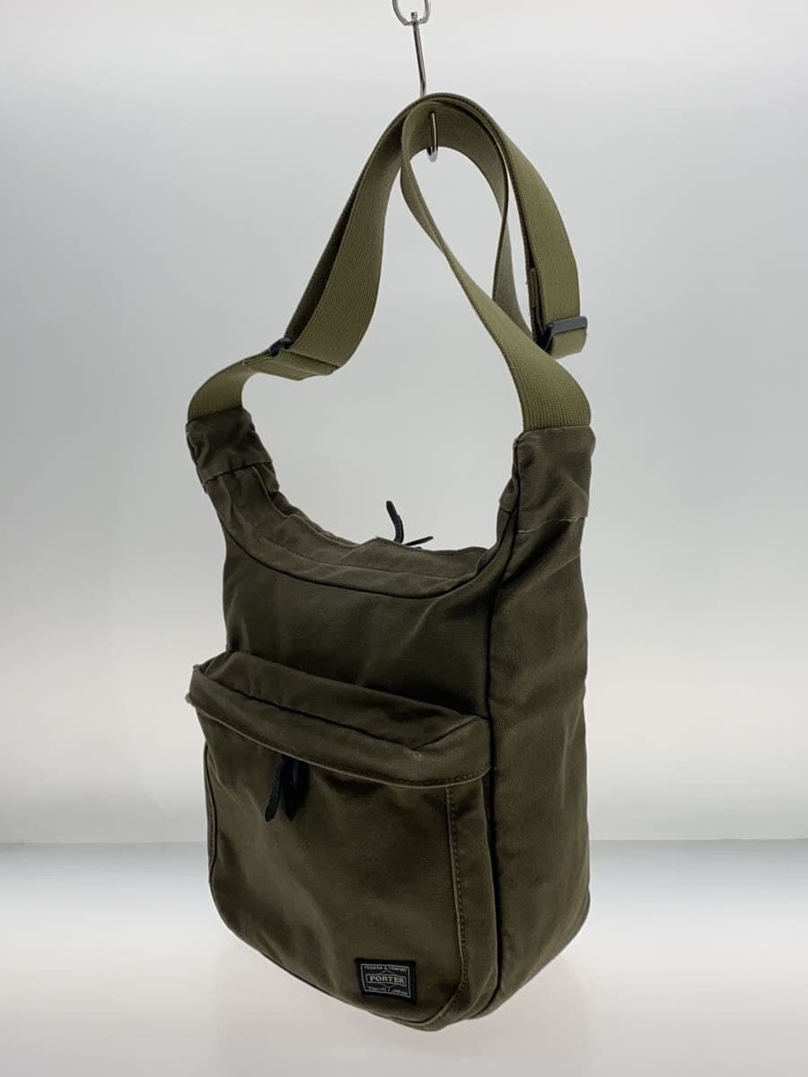 PORTER Shoulder Bag GRN Fade & Tear 2