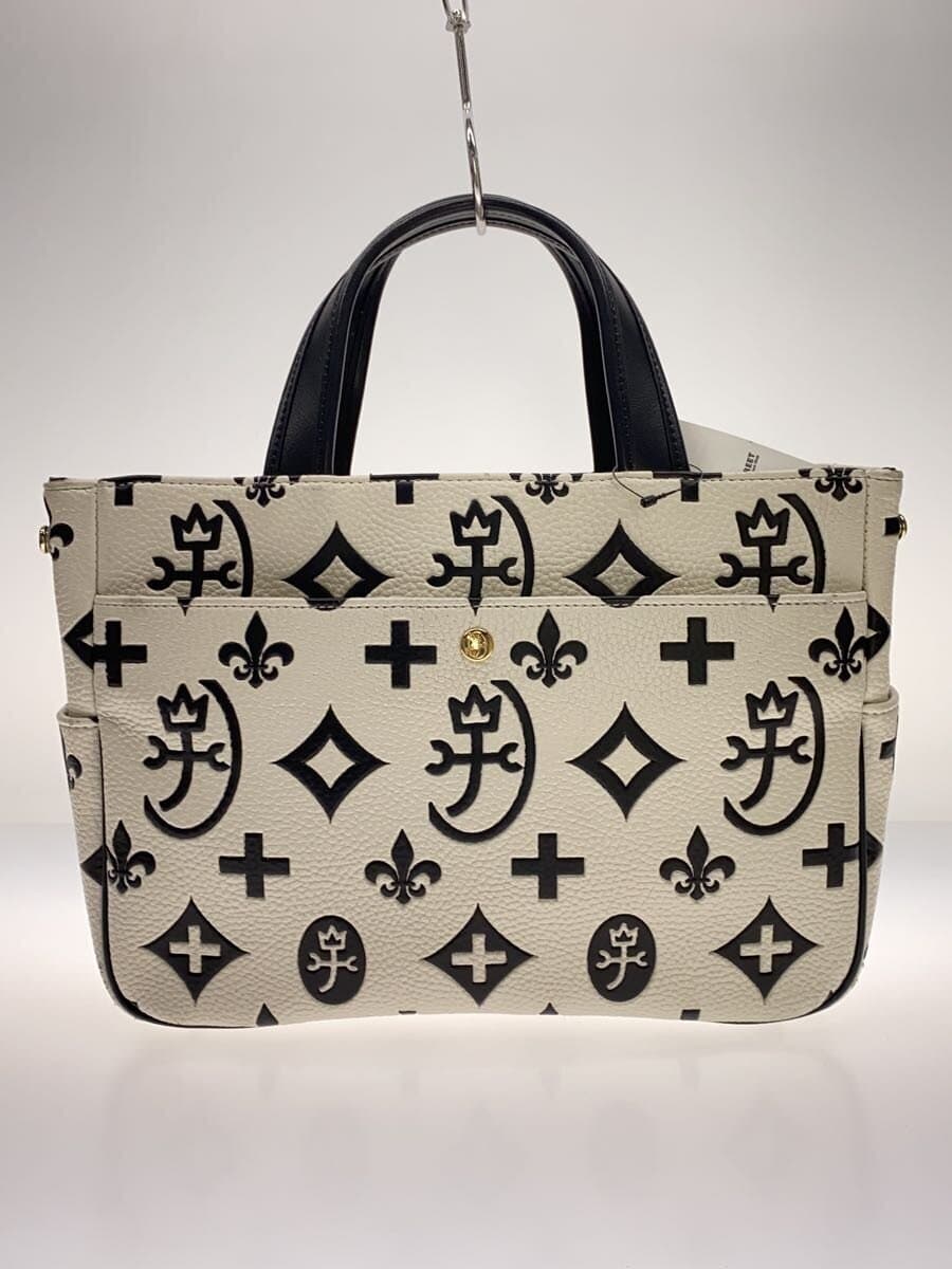CASTELBAJAC tote bag -- WHT 3
