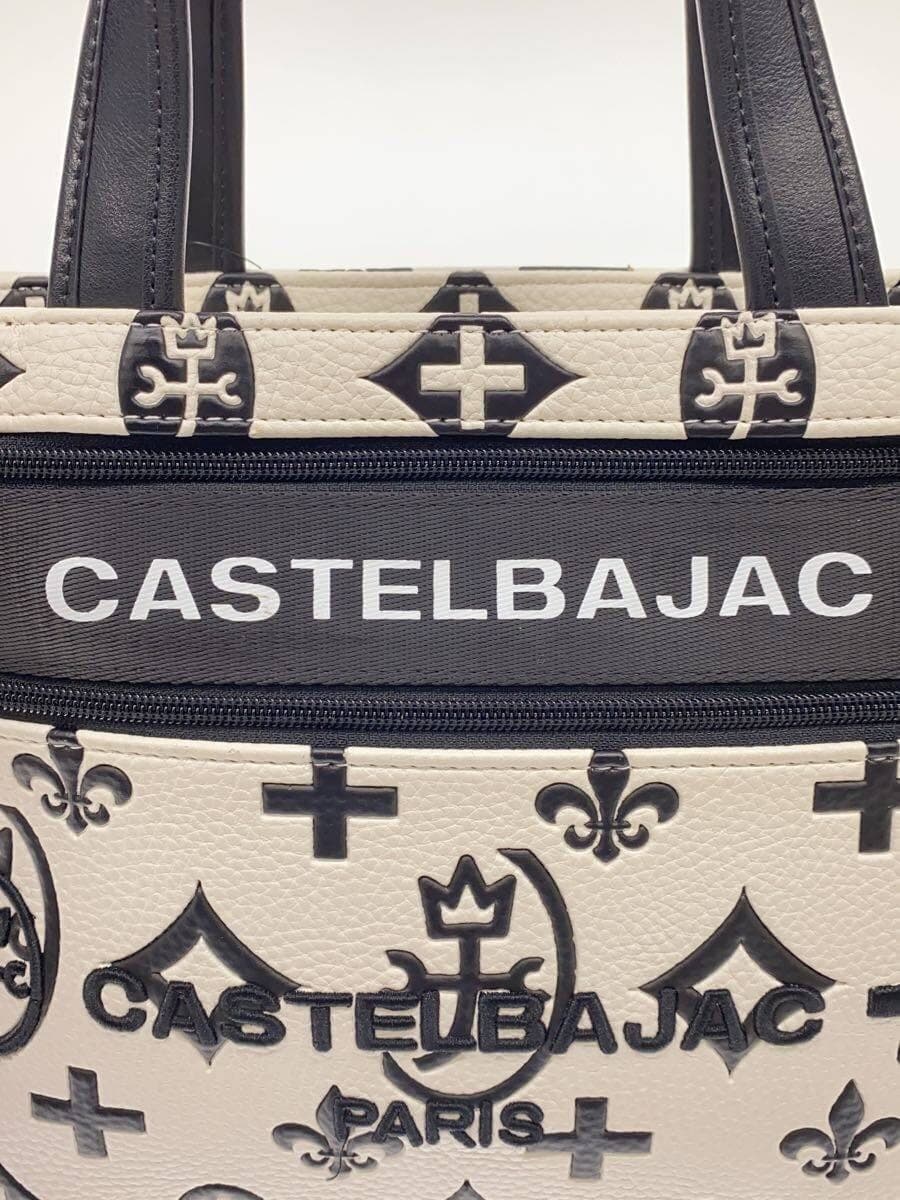 CASTELBAJAC tote bag -- WHT 5