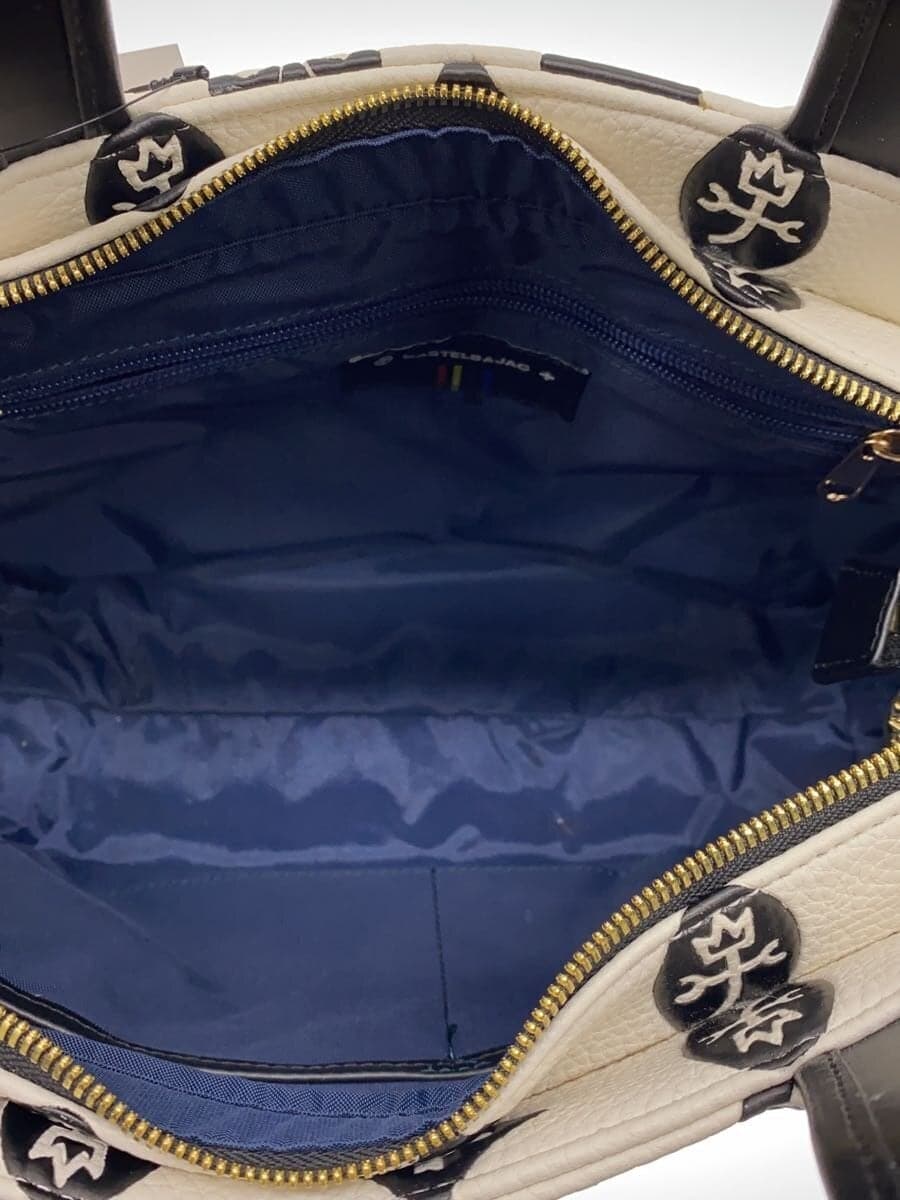 CASTELBAJAC tote bag -- WHT 6