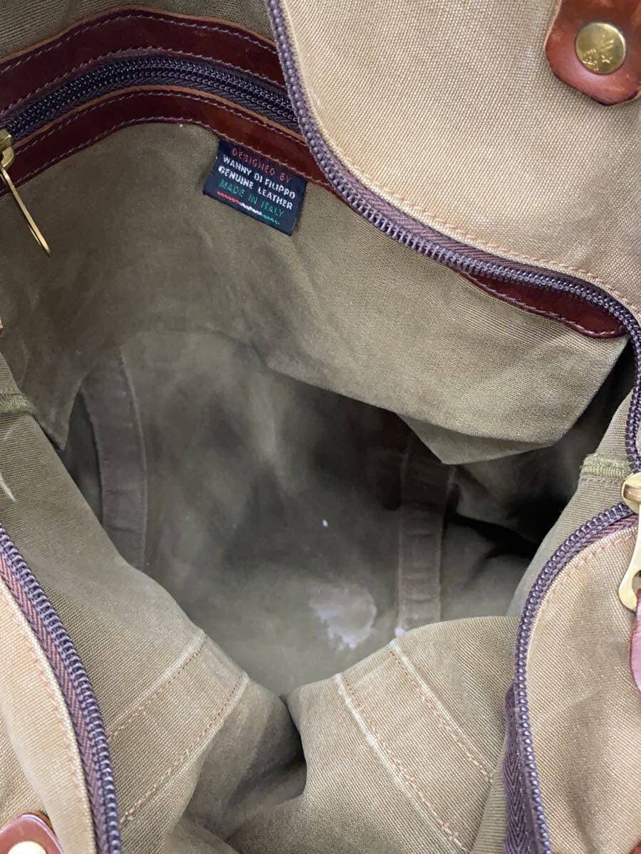 IL BISONTE Tote Bag KHK Solid 6