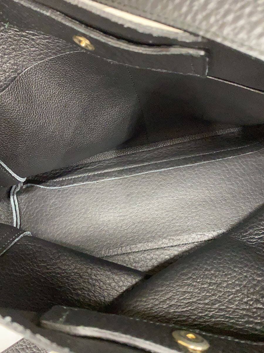 FURLA Shoulder Bag Leather BLK Solid Ｆ6852 6