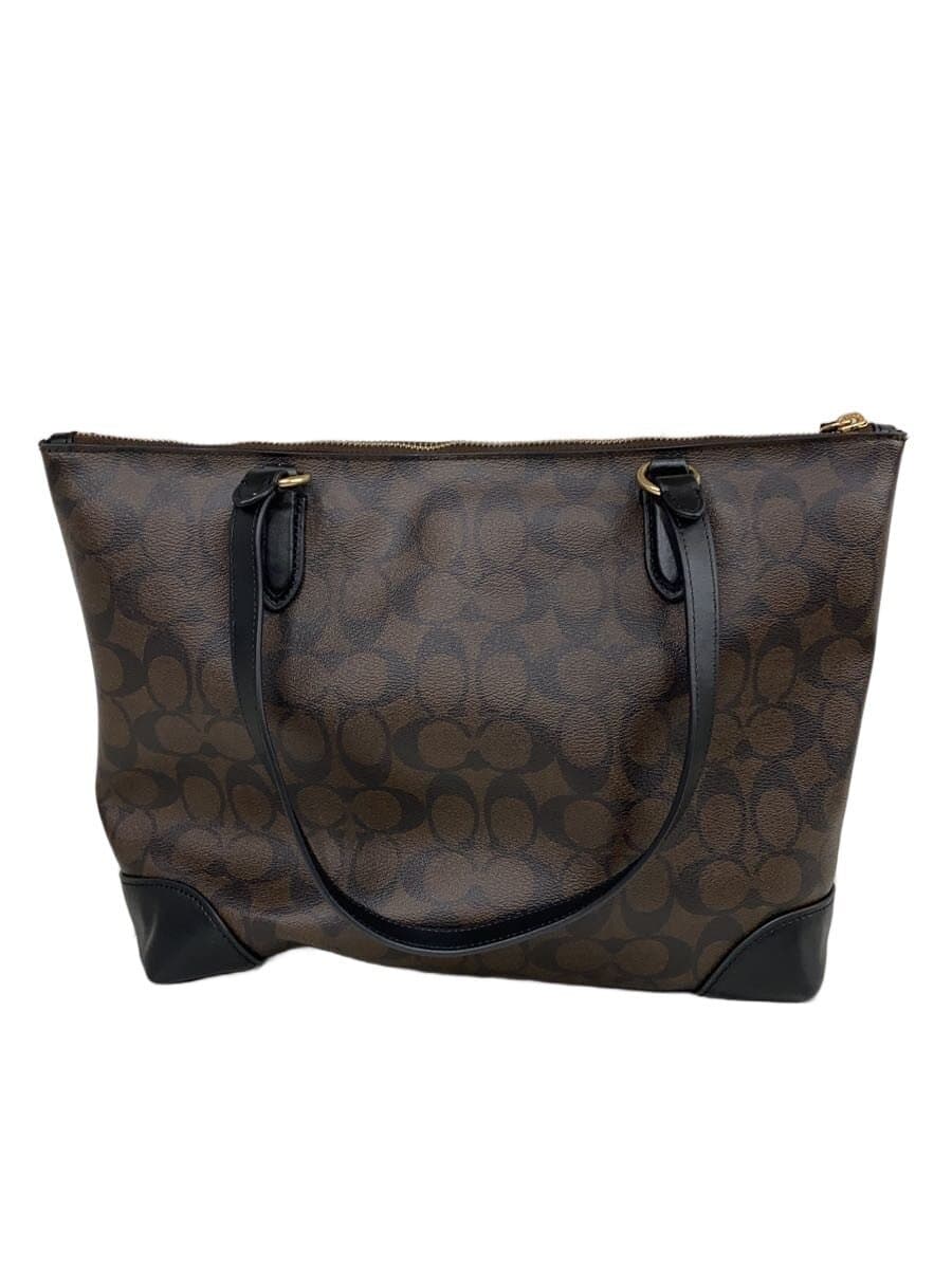 COACH Tote Bag Leather BRW All Over Pattern F29208 3