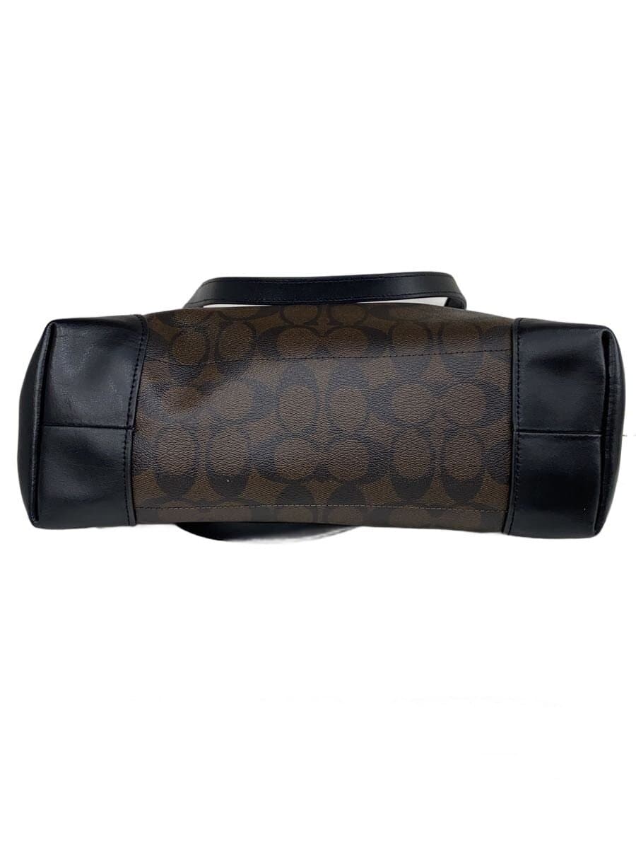 COACH Tote Bag Leather BRW All Over Pattern F29208 4