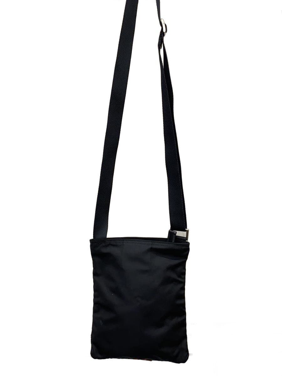 PRADA Shoulder Bag Nylon BLK Solid 3