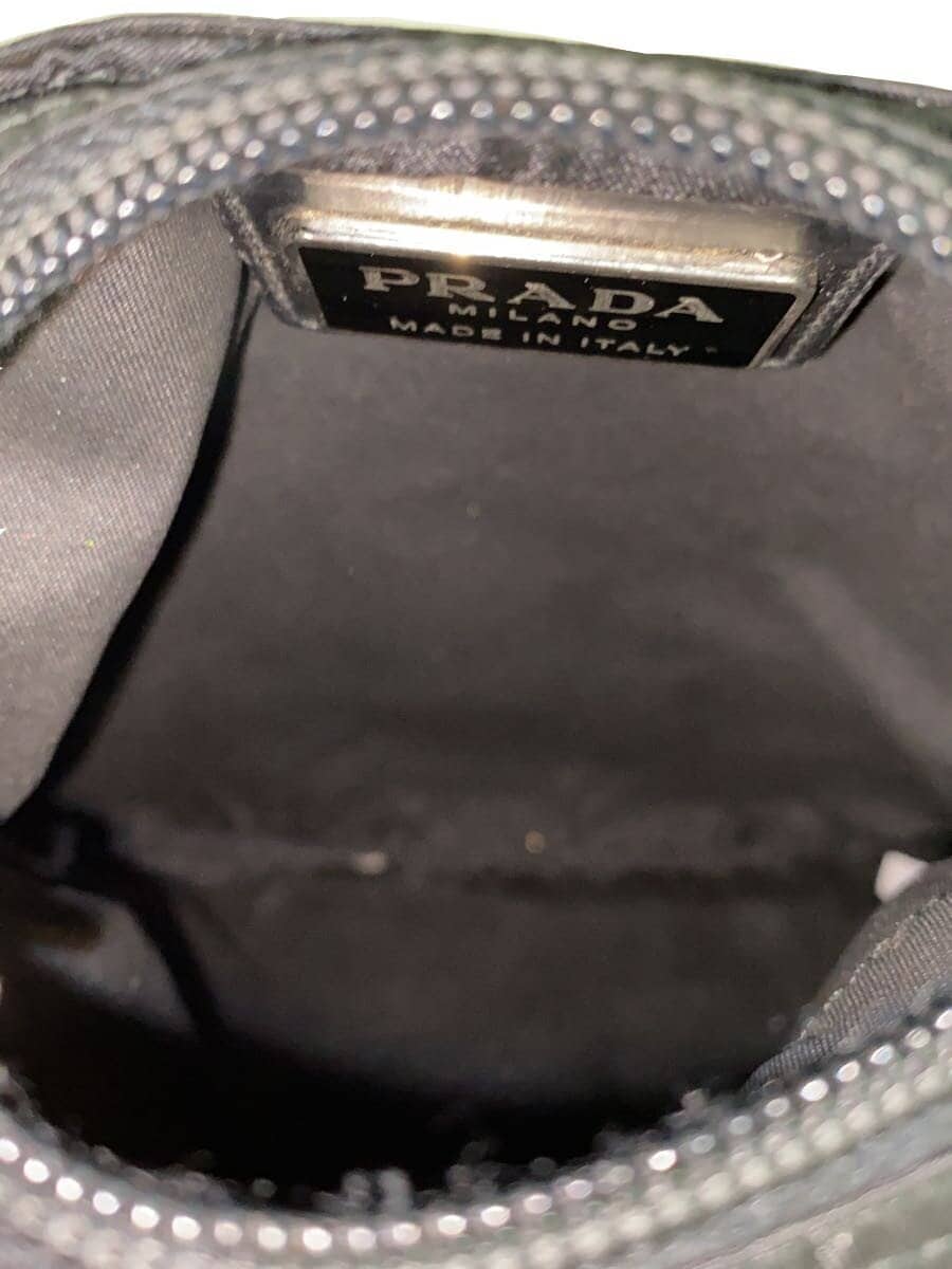 PRADA Shoulder Bag Nylon BLK Solid 6