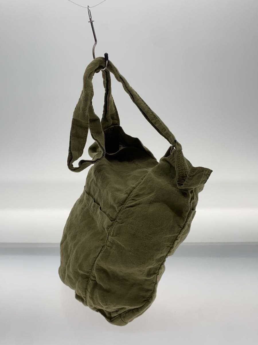 Plantation Shoulder Bag Linen KHK Solid 2