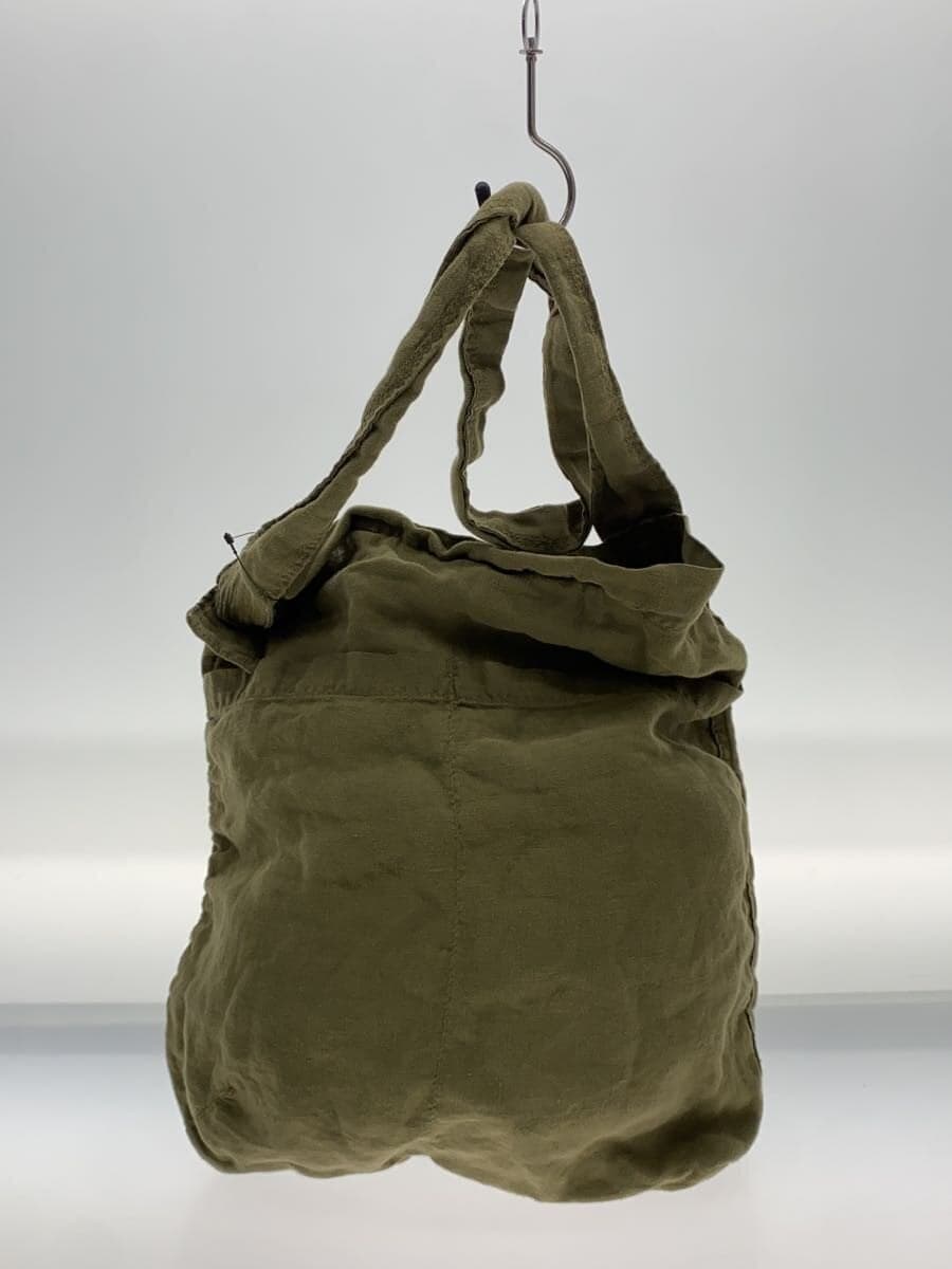 Plantation Shoulder Bag Linen KHK Solid 3