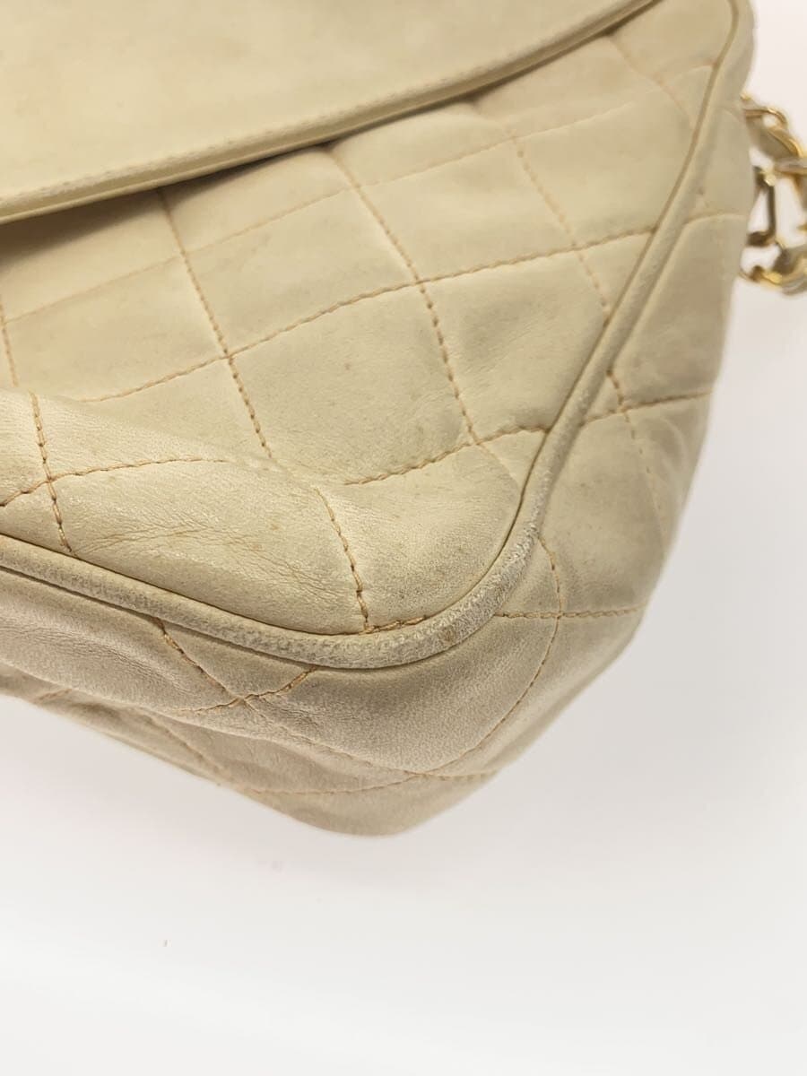 CHANEL Matelassé Coco Mark Chain Shoulder Bag -- CRM OLD vintage 7