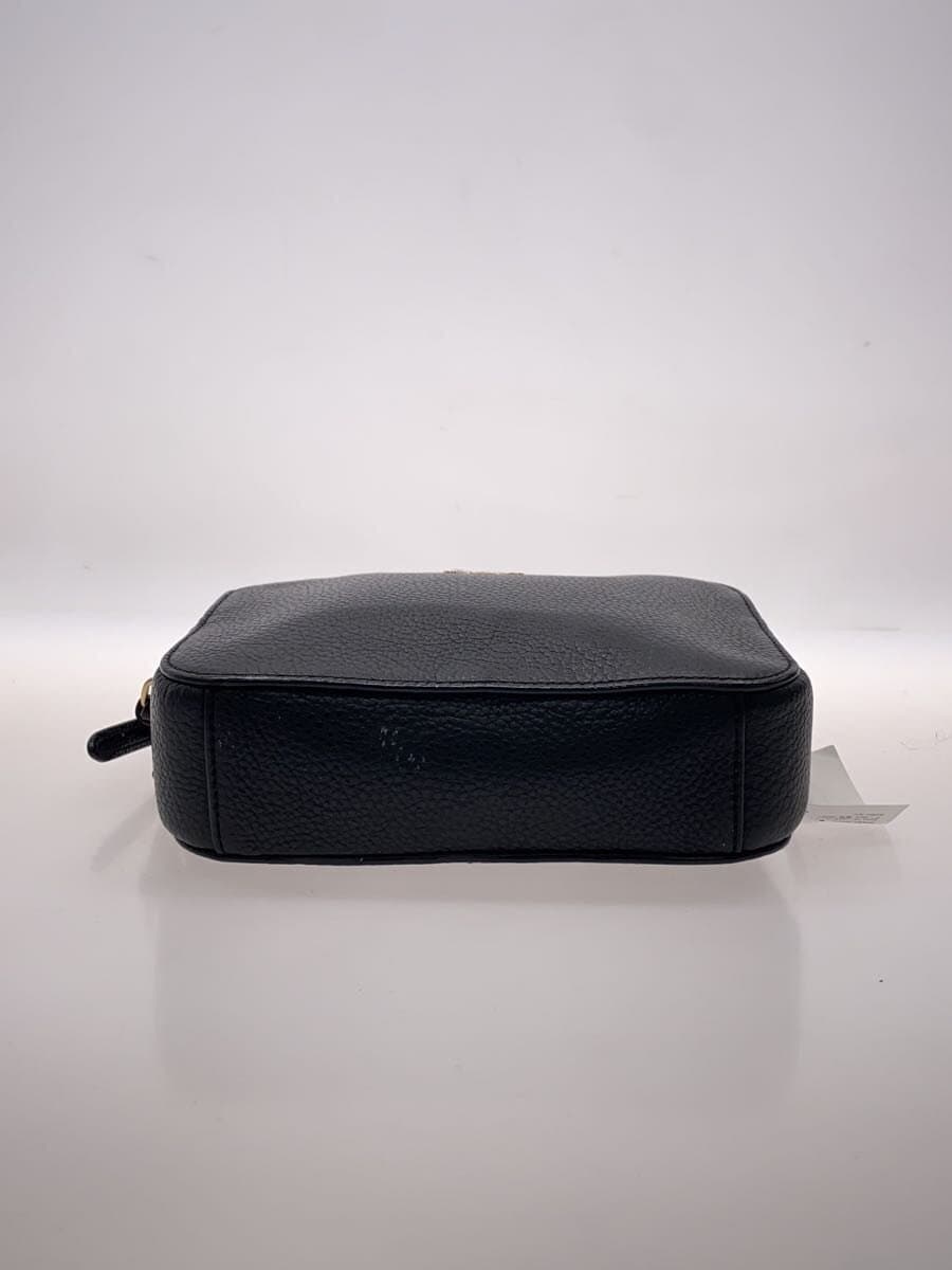 COACH Camera Bag Shoulder Bag Leather BLK Solid D2061 4