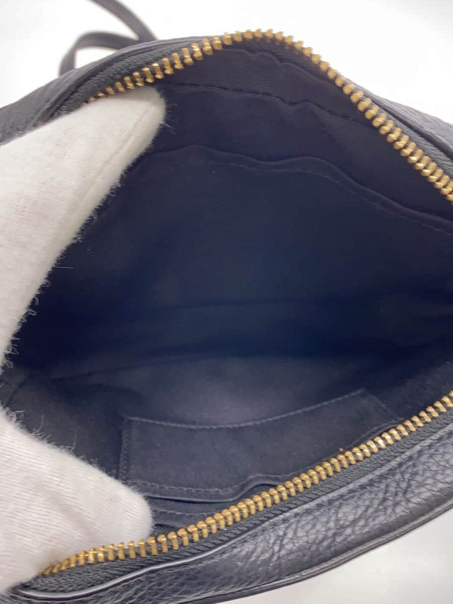 COACH Camera Bag Shoulder Bag Leather BLK Solid D2061 6