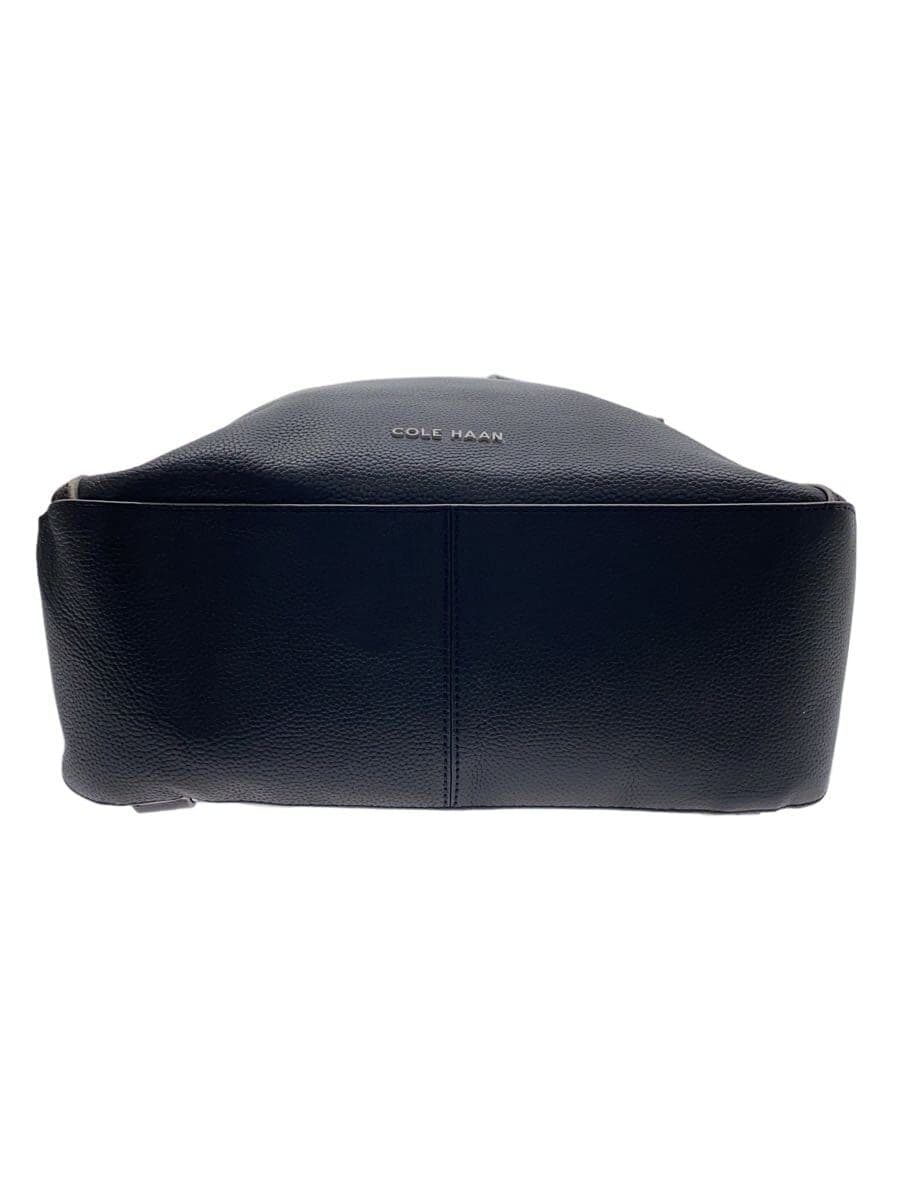 COLE HAAN Backpack Leather BLK Leopard U04462 4