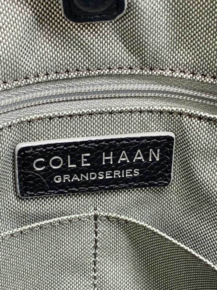 COLE HAAN Backpack Leather BLK Leopard U04462 5