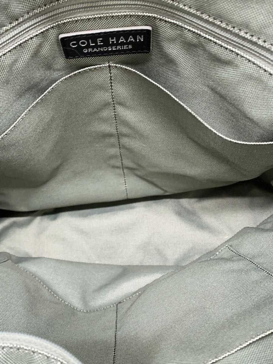 COLE HAAN Backpack Leather BLK Leopard U04462 6