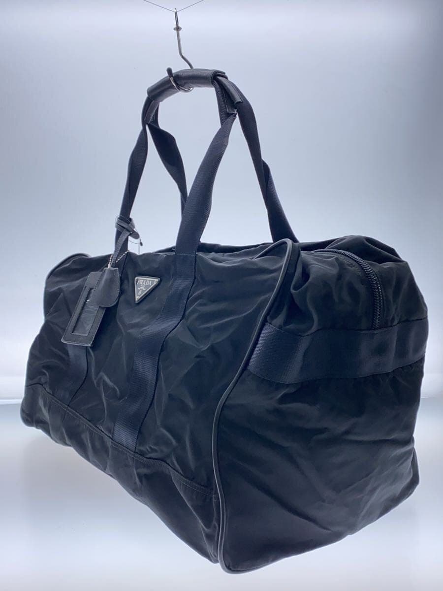 PRADA Boston Bag Nylon BLK Solid 2