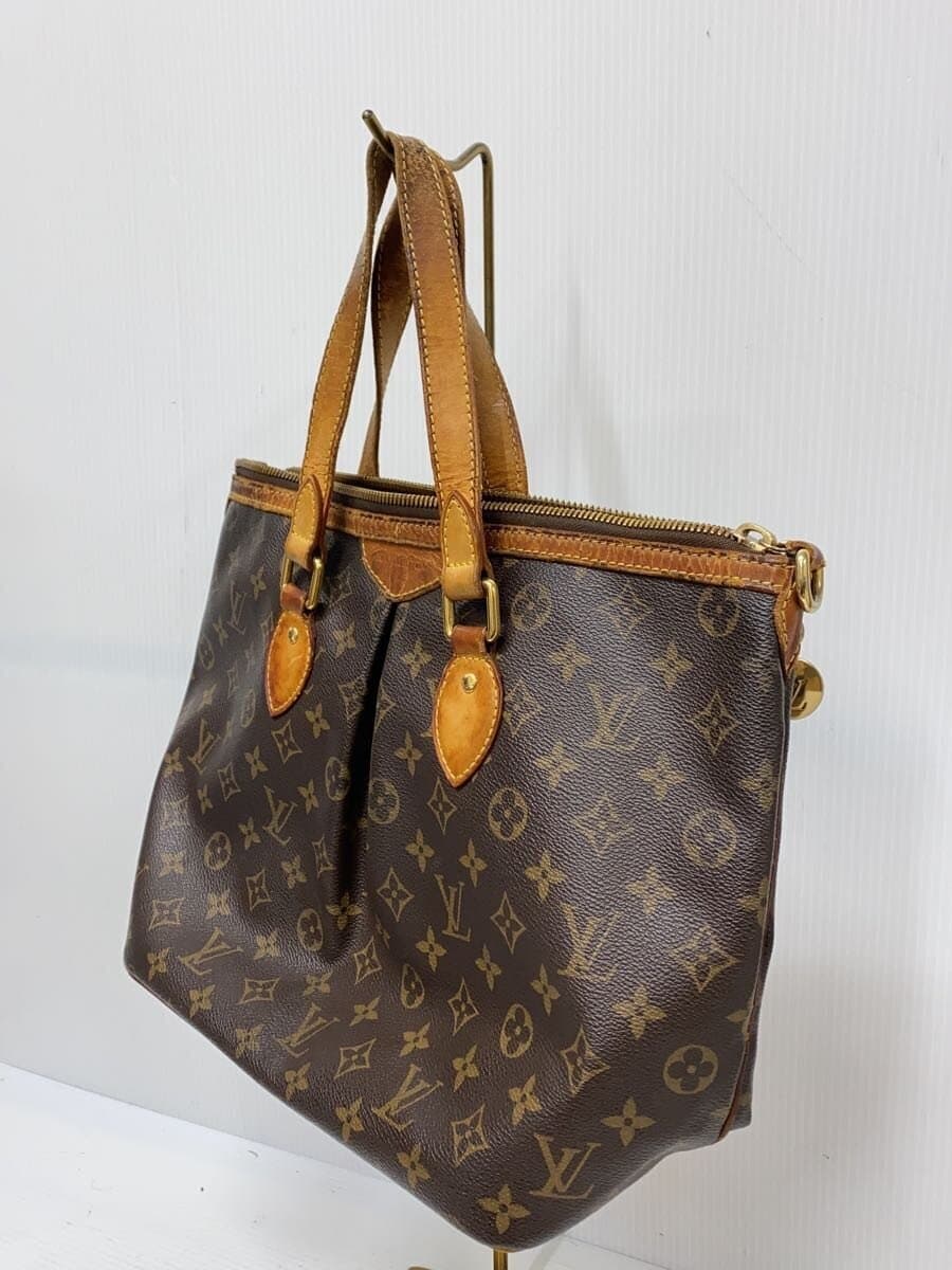 LOUIS VUITTON Palermo PM_Monogram Canvas PVC BRW 2