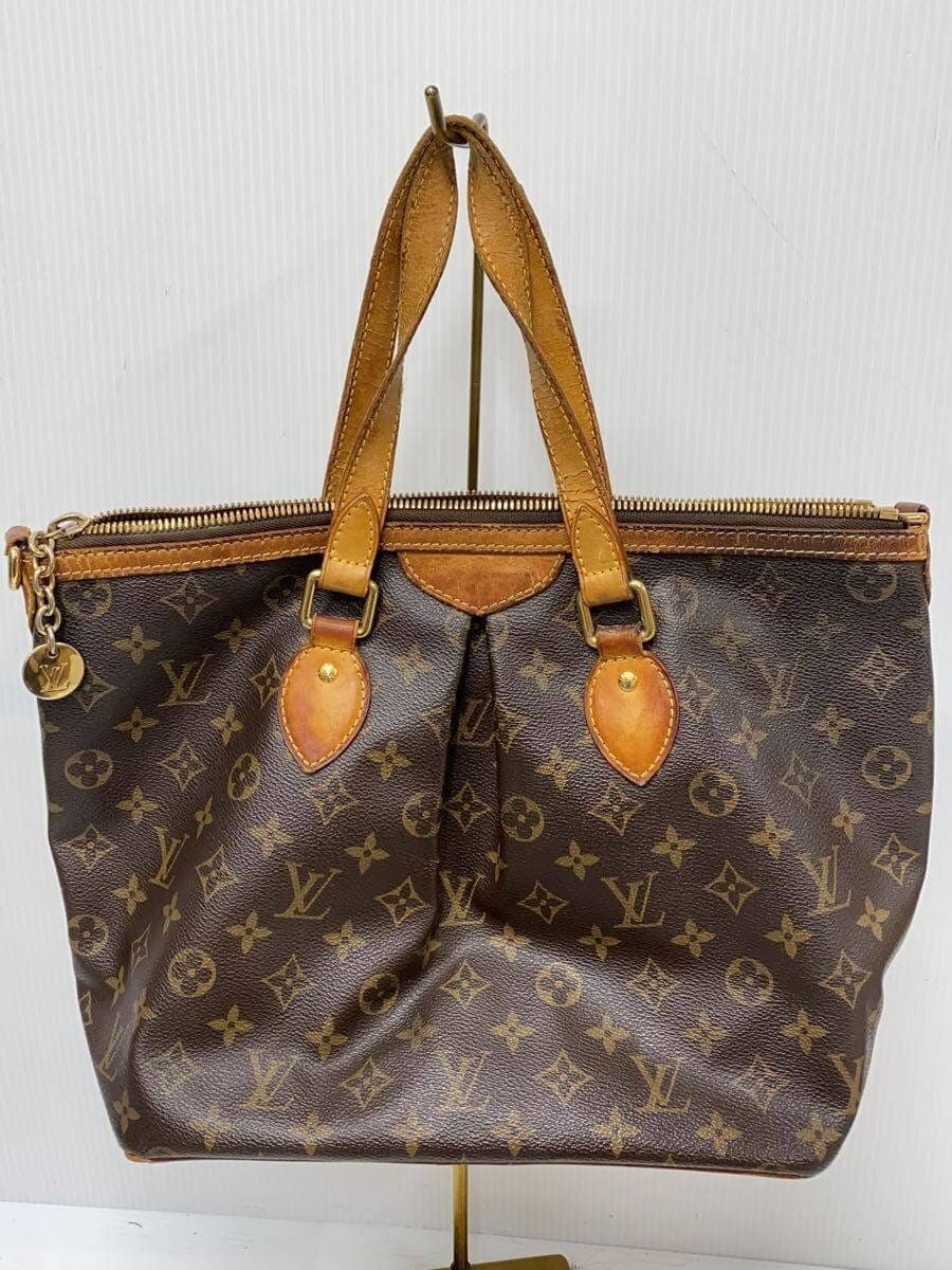 LOUIS VUITTON Palermo PM_Monogram Canvas PVC BRW 3