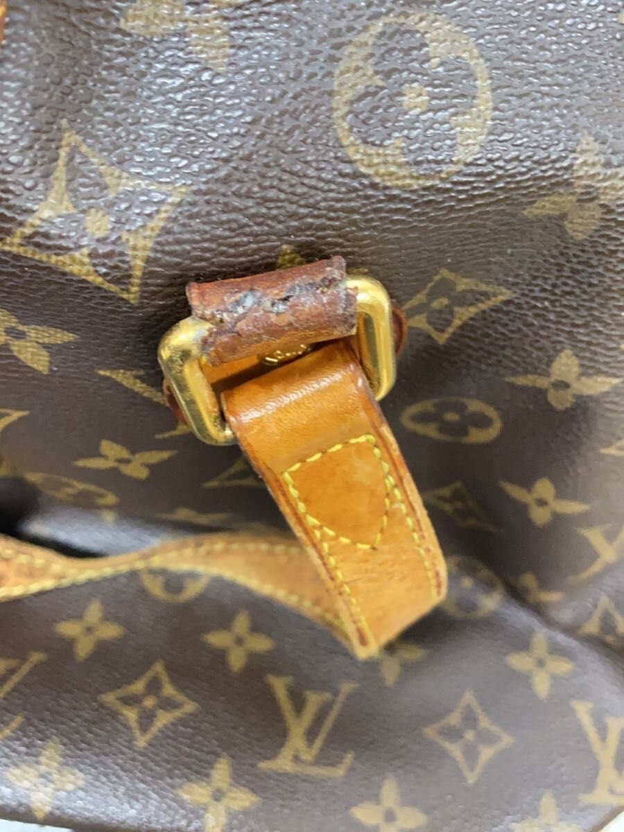 LOUIS VUITTON Palermo PM_Monogram Canvas PVC BRW 8