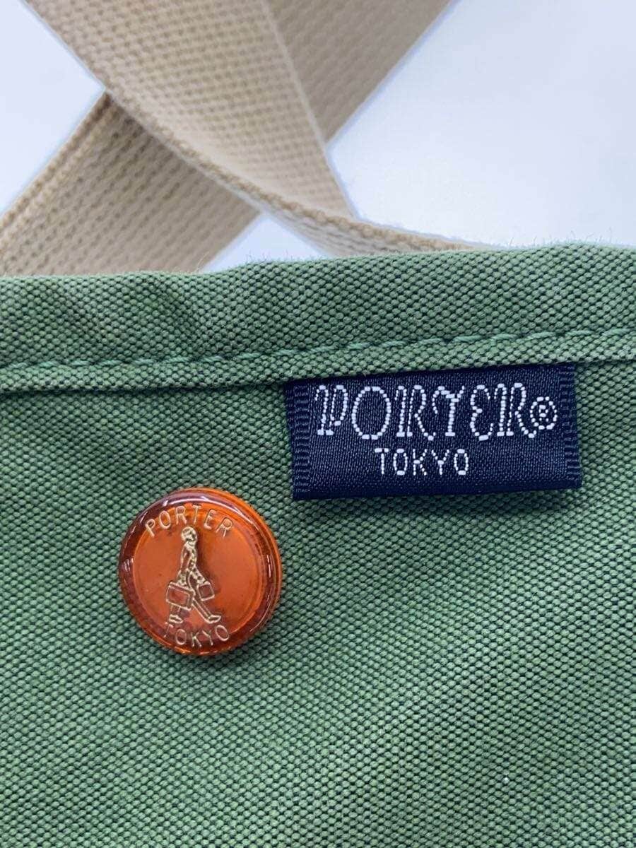 PORTER Shoulder Bag Cotton GRN Solid 5