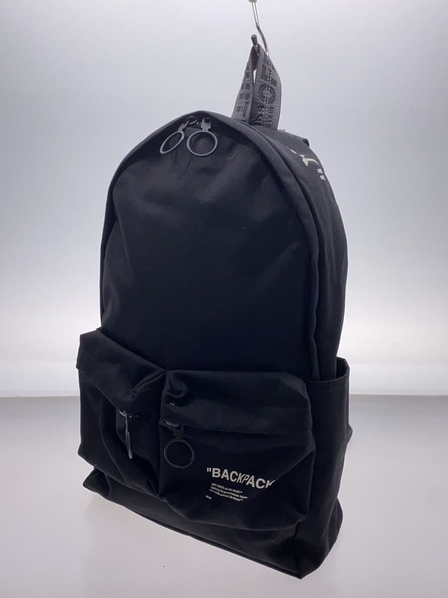 OFF-WHITE BACK PACK Backpack Cotton Black OMNB003S19074031 2