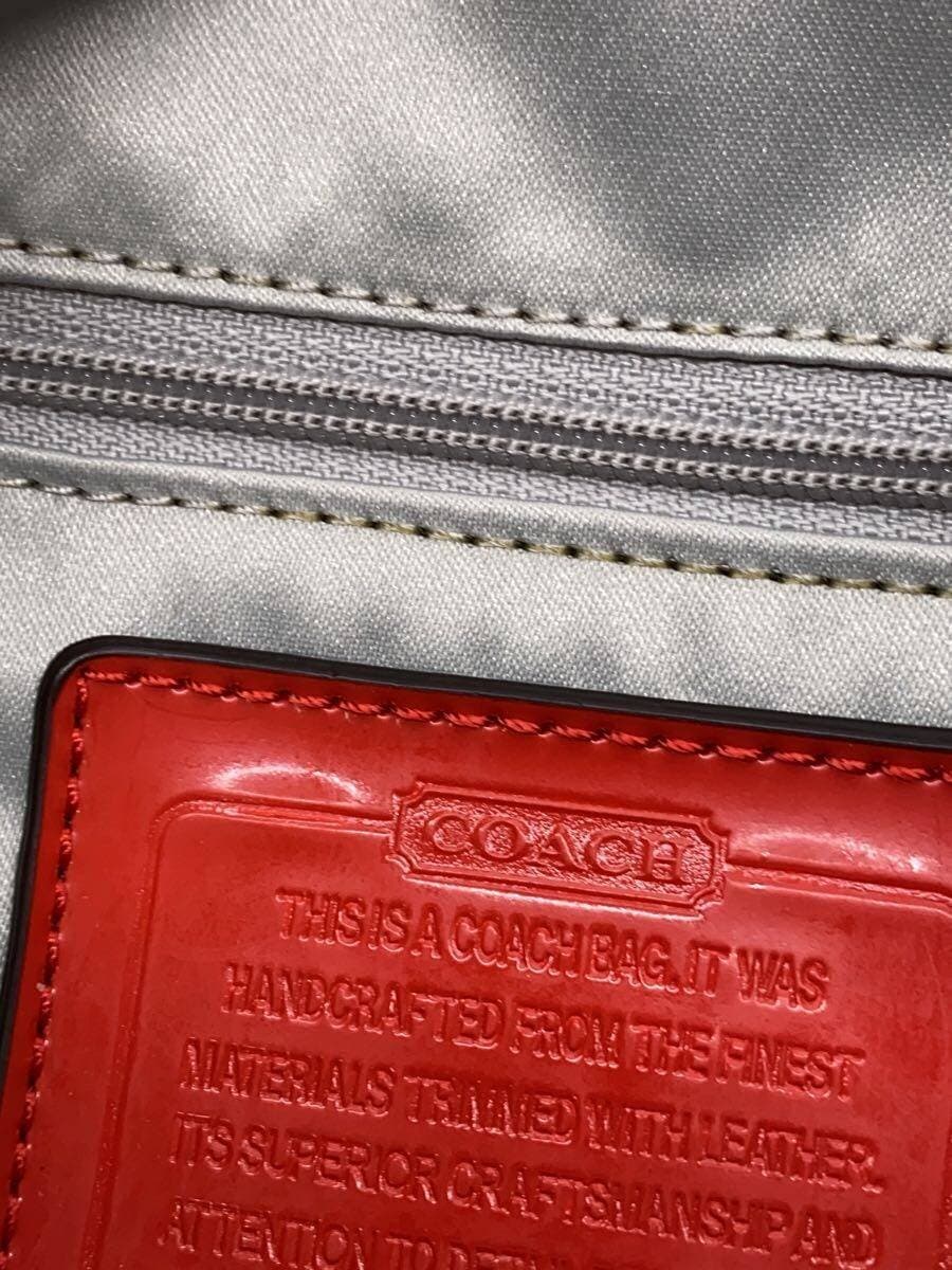 COACH handbag canvas ORN all-over pattern 5